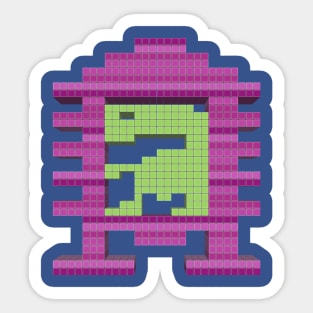 The Extra Pixellated Terrestrial Sticker